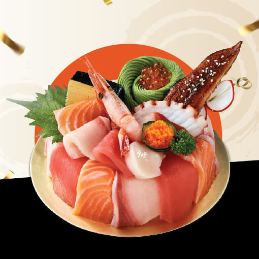 ZEN80119 ไคเซ็นซูชิเค้ก (1 ปอนด์)